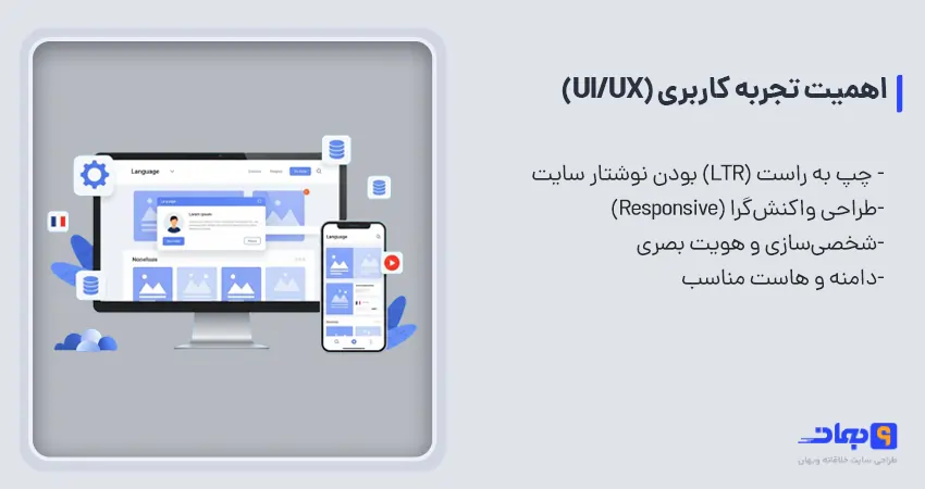 اهمیت تجربه کاربری در طراحی وب سایت به انگلیسی
