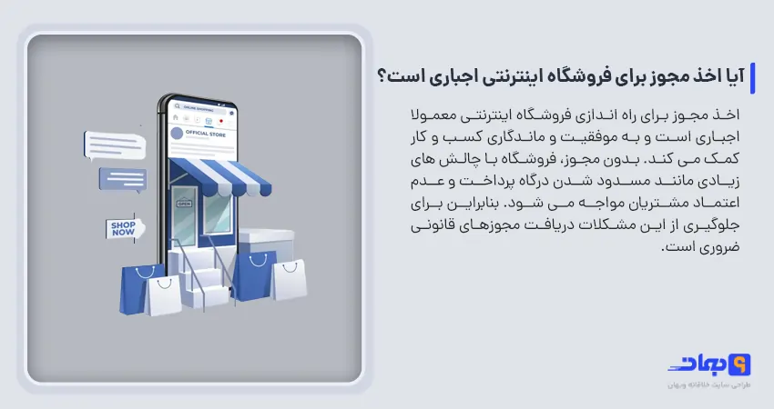 آیا اخذ مجوز برای فروشگاه اینترنتی اجباری است ؟